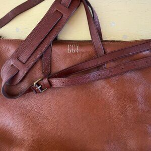 Madewell crossbody leather tote